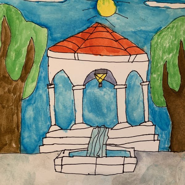 Jacksonville Landmarks Tile Art - San Marco Gazebo